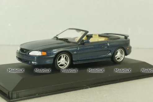 Ford Mustang Cabriolet 1994, blue, 430085831, Minichamps 1:43 