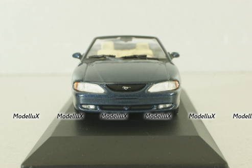 Ford Mustang Cabriolet 1994, blue, 430085831, Minichamps 1:43 