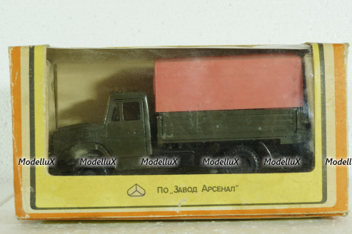 Зил-4331, хаки с тентом, ноябрь 1986г., з-д Вега 1:43 