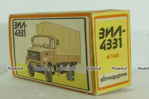 Зил-4331, хаки с тентом, ноябрь 1986г., з-д Вега 1:43 