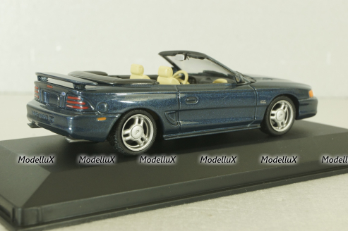Ford Mustang Cabriolet 1994, blue, 430085831, Minichamps 1:43 
