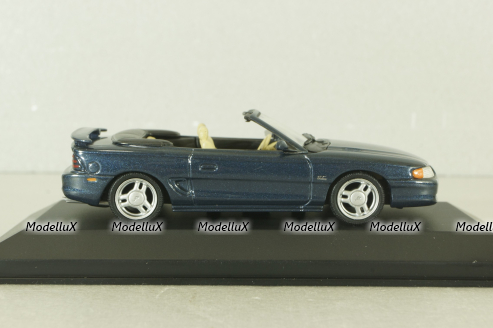 Ford Mustang Cabriolet 1994, blue, 430085831, Minichamps 1:43 