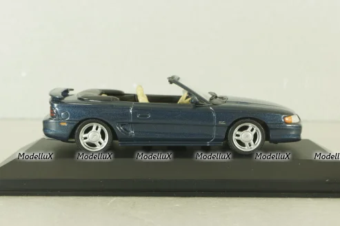 Ford Mustang Cabriolet 1994, blue, 430085831, Minichamps 1:43 
