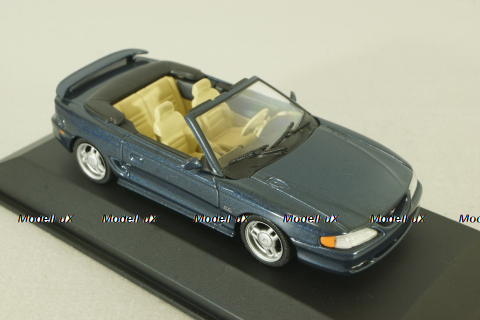 Ford Mustang Cabriolet 1994, blue, 430085831, Minichamps 1:43