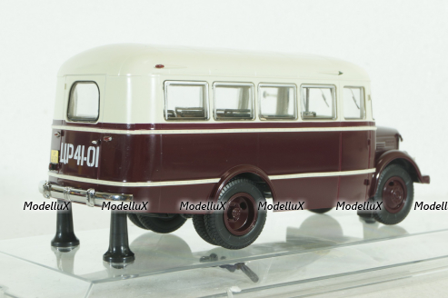 ПАЗ-651 ГЗА "Артек" вишневый, 165106, DiP Models 1:43