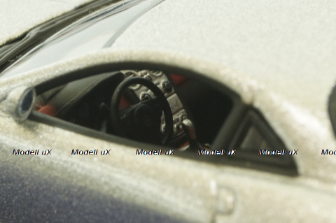 Mercedes 300 SLR Stromline (W196) 1954 silver and Mercedes SLR McLaren (C199) 2003 Silver, 50 years Mercedes Magazine, Set Minichamps 1:43