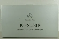 Mercedes 190 SL (W 121) 1955 red and Mercedes SLK 350 (R171) 2004 black, Set, B66045920,  Minichamps 1:43 