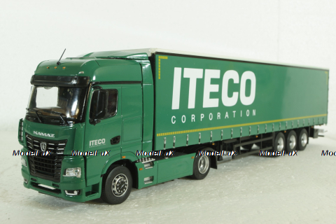 КАМАЗ-54901 с полуприцепом НЕФАЗ-93341, 102989, Автоистория 1:43