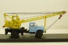 Зил-130 АК-75 (130) Автокран , желтый/голубой, SSM1098, SSM 1:43