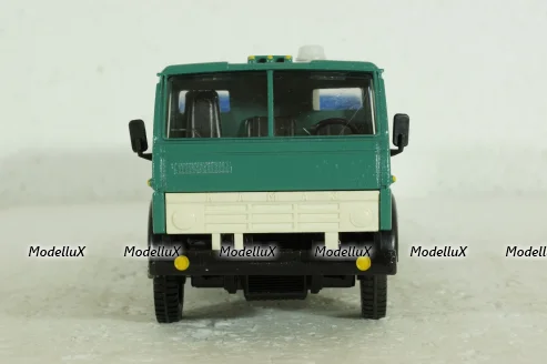 Камаз-5320 бортовой, зеленый/синий, Арек  1:43