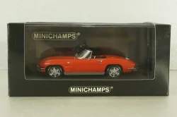 Chevrolet Corvette Stingray Convertible 1963, red, 403142833, Minichamps 1:43