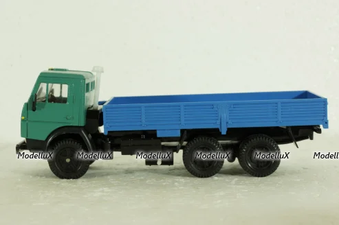 Камаз-5320 бортовой, зеленый/синий, Арек  1:43