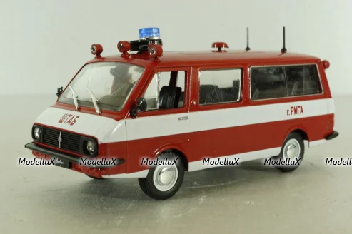 РАФ-22034 пожарный Автомобиль на Службе №12, 1:43