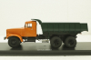 Краз-256Б1, самосвал, оранжевый/зеленый, SSM1086, SSM 1:43