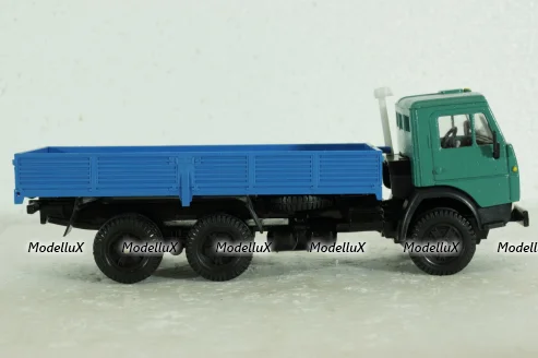 Камаз-5320 бортовой, зеленый/синий, Арек  1:43