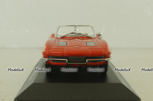 Chevrolet Corvette Stingray Convertible 1963, red, 403142833, Minichamps 1:43