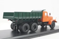Краз-256Б1, самосвал, оранжевый/зеленый, SSM1086, SSM 1:43