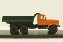 Краз-256Б1, самосвал, оранжевый/зеленый, SSM1086, SSM 1:43