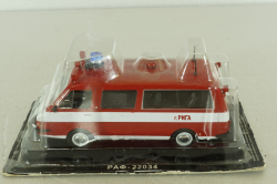 РАФ-22034 пожарный Автомобиль на Службе №12, 1:43