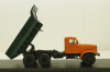 Краз-256Б1, самосвал, оранжевый/зеленый, SSM1086, SSM 1:43