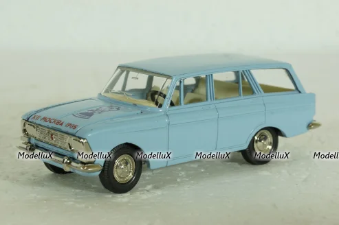 Москвич-426 А6, голубой, Фестиваль 1985г.,Тантал/Радон 1:43