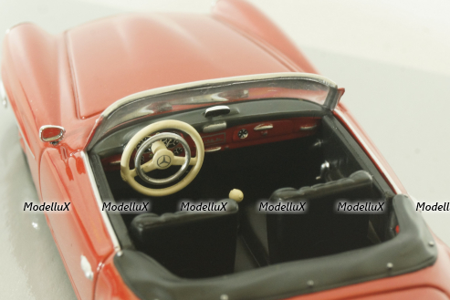 Mercedes 190 SL (W 121) 1955 red and Mercedes SLK 350 (R171) 2004 black, Set, B66045920,  Minichamps 1:43 