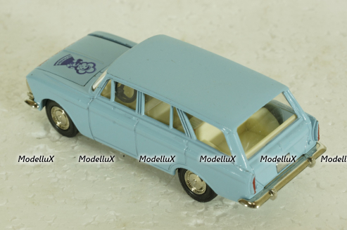 Москвич-426 А6, голубой, Фестиваль 1985г.,Тантал/Радон 1:43