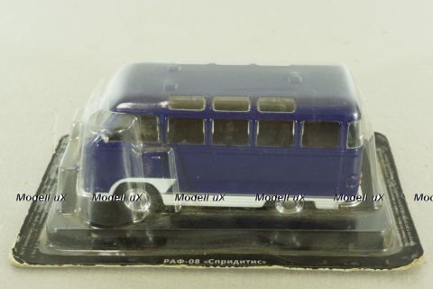 Раф-08 Спридитис 1960, синий, Автолегенды СССР №148, 1:43