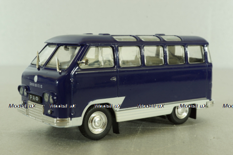 Раф-08 Спридитис 1960, синий, Автолегенды СССР №148, 1:43