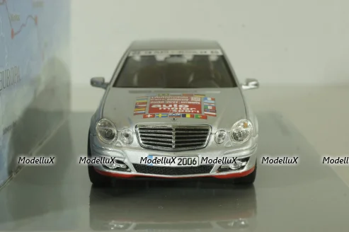 Mercedes E 320 CDI (W211) Rallye Paris-Peking Nr.05 2006, silver/grey, B66962261, Minichamps 1:43
