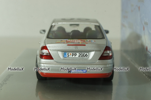 Mercedes E 320 CDI (W211) Rallye Paris-Peking Nr.05 2006, silver/grey, B66962261, Minichamps 1:43