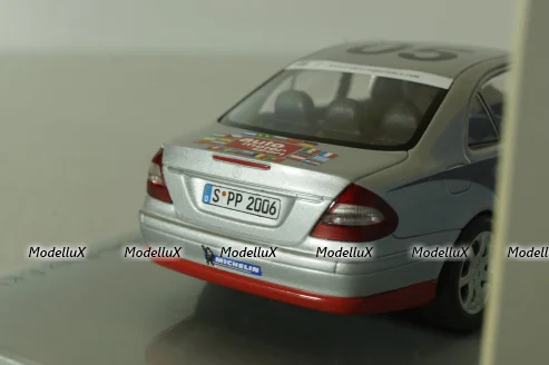 Mercedes E 320 CDI (W211) Rallye Paris-Peking Nr.05 2006, silver/grey, B66962261, Minichamps 1:43
