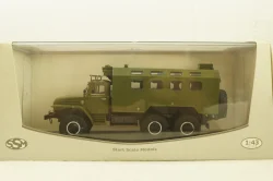 Урал-375, кунг, хаки, SSM1277, SSM 1:43