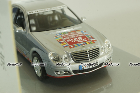 Mercedes E 320 CDI (W211) Rallye Paris-Peking Nr.05 2006, silver/grey, B66962261, Minichamps 1:43