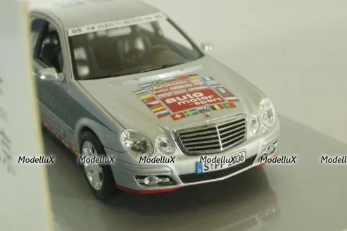 Mercedes E 320 CDI (W211) Rallye Paris-Peking Nr.05 2006, silver/grey, B66962261, Minichamps 1:43