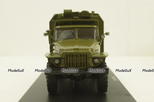 Урал-375, кунг, хаки, SSM1277, SSM 1:43