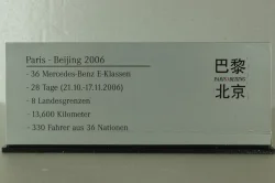 Mercedes E 320 CDI (W211) Rallye Paris-Peking Nr.01 2006, silver, B66962258, Minichamps 1:43