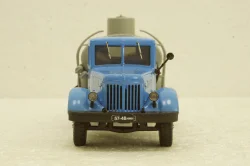 АЦ-8-200 Маз-200, топливозоправщик, син/сер,  Автолегенды СССР, Грузовики, Конверсии 1:43