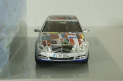 Mercedes E 320 CDI (W211) Rallye Paris-Peking Nr.01 2006, silver, B66962258, Minichamps 1:43