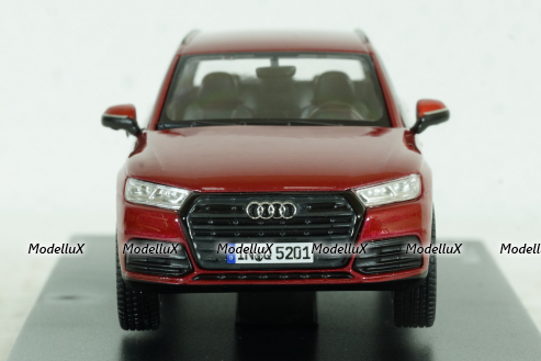 Audi Q5 2017, red, IScale 1:43