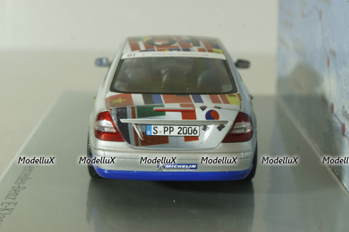 Mercedes E 320 CDI (W211) Rallye Paris-Peking Nr.01 2006, silver, B66962258, Minichamps 1:43