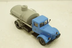 АЦ-8-200 Маз-200, топливозоправщик, син/сер,  Автолегенды СССР, Грузовики, Конверсии 1:43