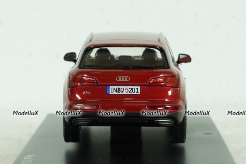 Audi Q5 2017, red, IScale 1:43