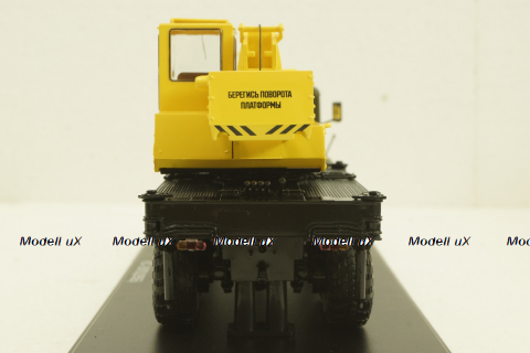 Краз-255Б1 КС-3575 Автокран, хаки/желтый, SSM1185, SSM 1:43