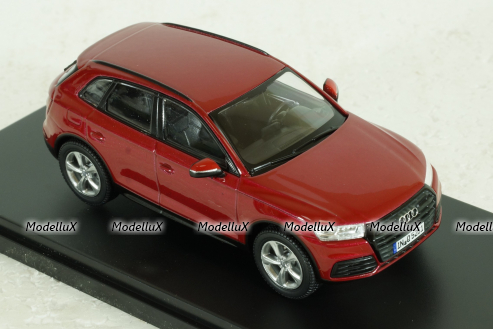 Audi Q5 2017, red, IScale 1:43