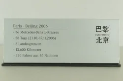 Mercedes E 320 CDI (W211) Rallye Paris-Peking Nr.01 2006, silver, B66962258, Minichamps 1:43
