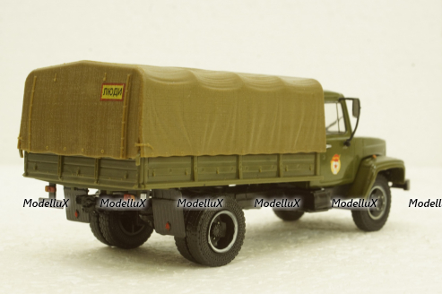 Газ-3308 бортовой с тентом, хаки, Наши Грузовики №21, Конверсии 1:43