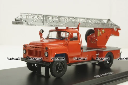 Газ-52 АЛ-18, пожарная автолестница, SSM1496, SSM 1:43