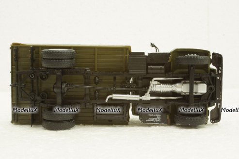 Газ-3308 бортовой с тентом, хаки, Наши Грузовики №21, Конверсии 1:43