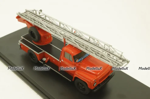 Газ-52 АЛ-18, пожарная автолестница, SSM1496, SSM 1:43